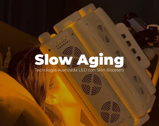 Slow aging, Tecnología Avanzada Led con skin Boosters personalizados